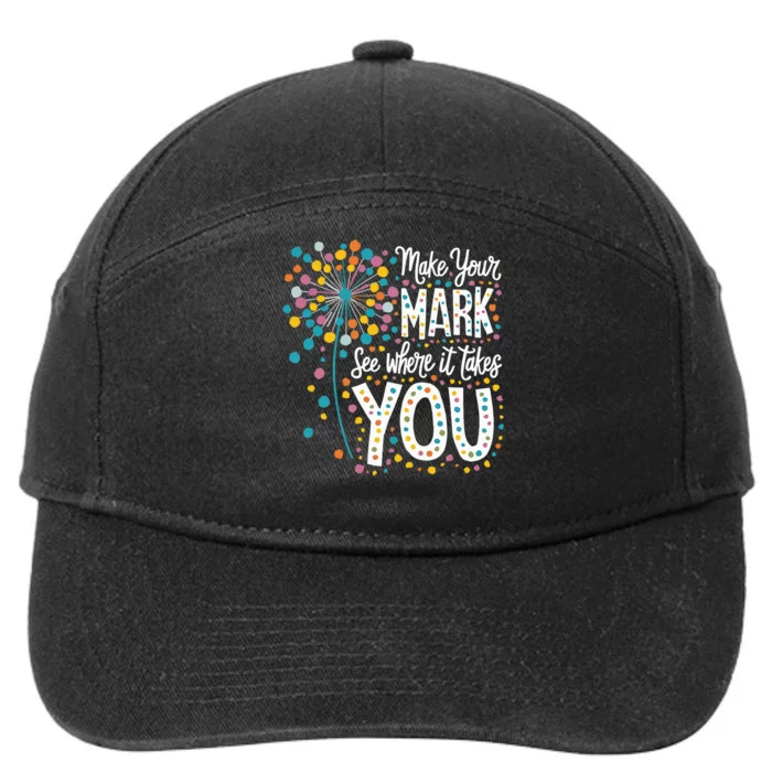 Make Your Mark Happy Dot Day 2024 Dandelion 7-Panel Snapback Hat