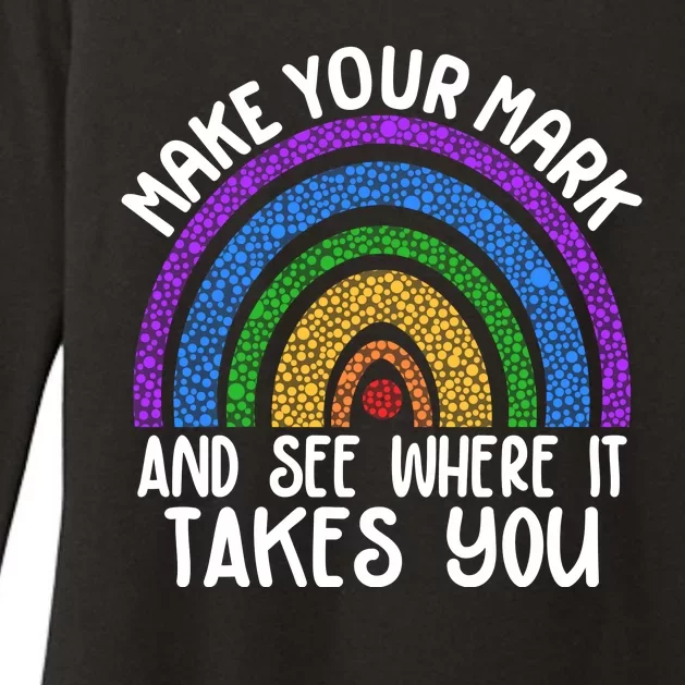 Make Your Mark And See Where It Takes You International Dot Day Womens CVC Long Sleeve Shirt