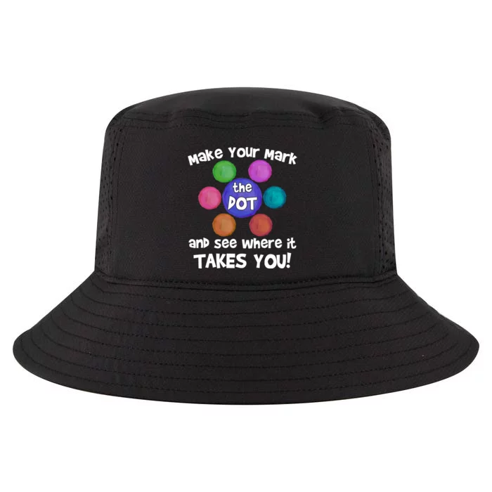 Make Your Mark And See Where It Takes You Dot Day Cool Comfort Performance Bucket Hat