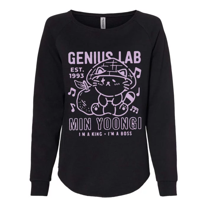 Min Yoongi Womens California Wash Sweatshirt