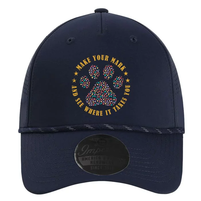 Make Your Mark Dot Day Paw Print Performance The Dyno Cap