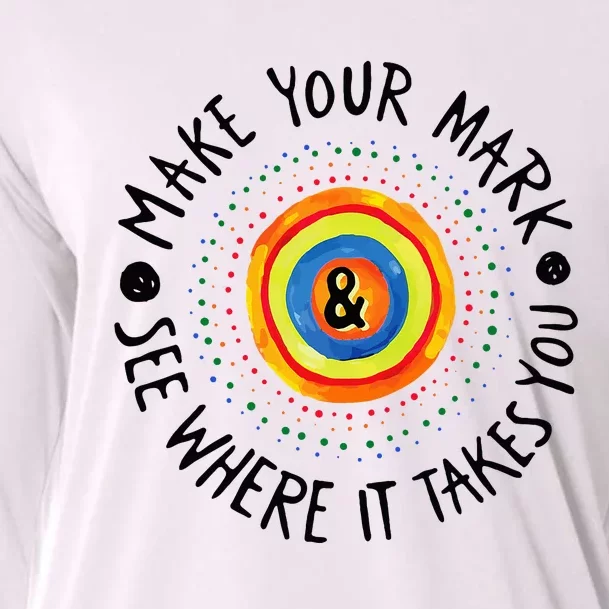 Make Your Mark International Dot Day Colorful Cooling Performance Long Sleeve Crew