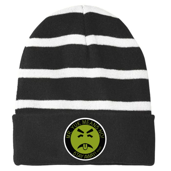 Mr. Yuk Striped Beanie with Solid Band