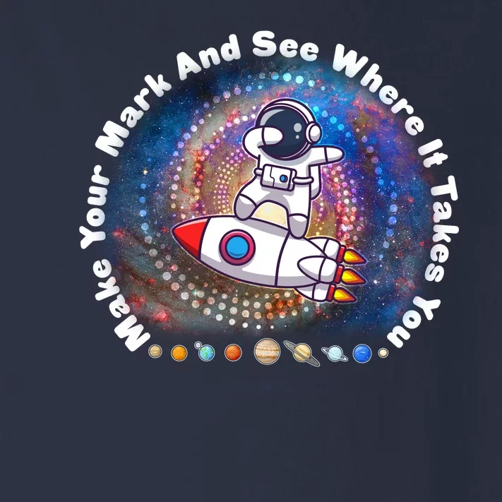 Mark Your Mark And See Where It Takes You International Dot Day Space Astronaut Toddler Long Sleeve Shirt