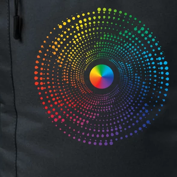 Make Your Mark International Dot Day Rainbow Polka Dot Swirl Daily Commute Backpack