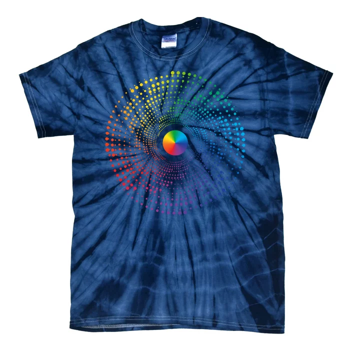 Make Your Mark International Dot Day Rainbow Polka Dot Swirl Tie-Dye T-Shirt