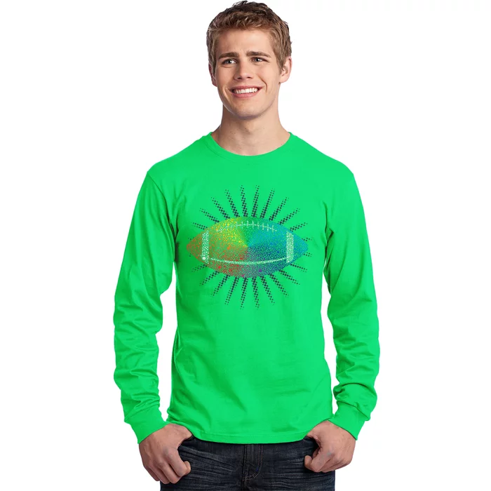 Make Your Mark International Dot Day Rainbow Football Long Sleeve Shirt