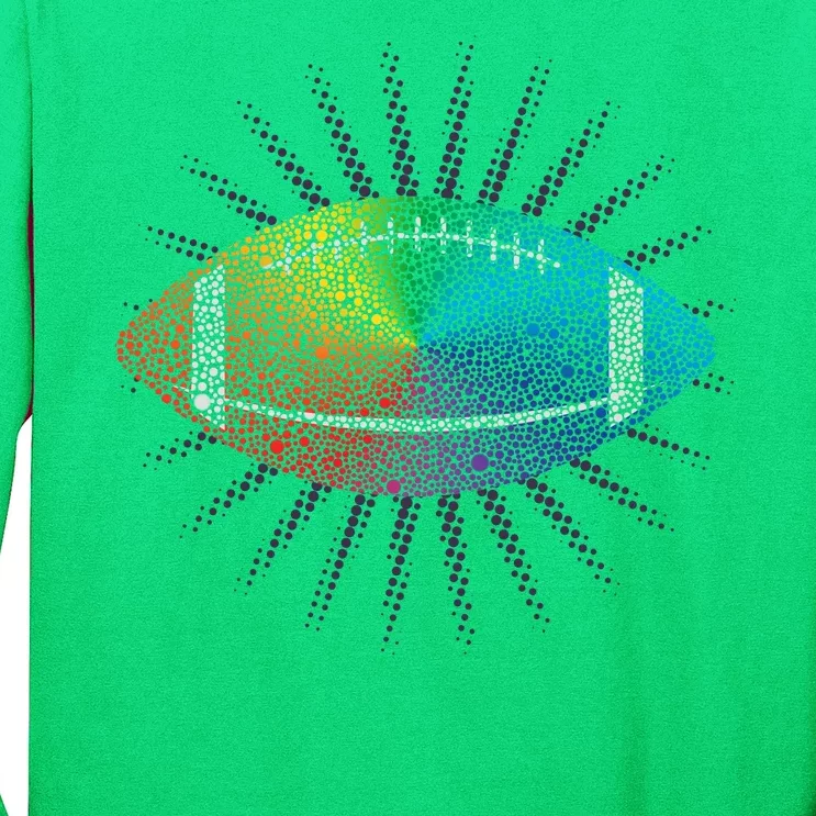 Make Your Mark International Dot Day Rainbow Football Long Sleeve Shirt