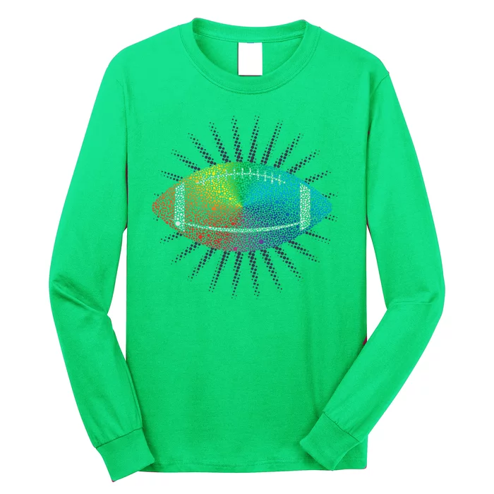 Make Your Mark International Dot Day Rainbow Football Long Sleeve Shirt