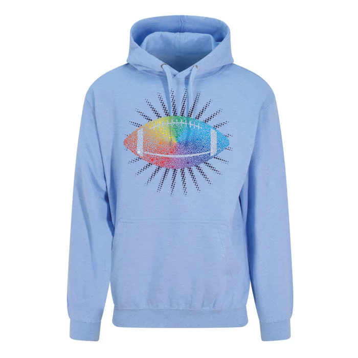 Make Your Mark International Dot Day Rainbow Football Unisex Surf Hoodie