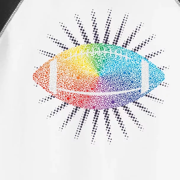 Make Your Mark International Dot Day Rainbow Football Toddler Fine Jersey T-Shirt