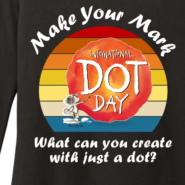 Make Your Mark International Dot Day What You Can Create Womens CVC Long Sleeve Shirt