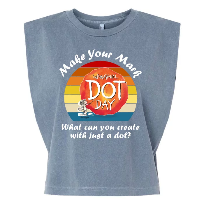 Make Your Mark International Dot Day What You Can Create Garment-Dyed Women's Muscle Tee