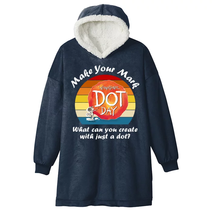 Make Your Mark International Dot Day What You Can Create Hooded Wearable Blanket