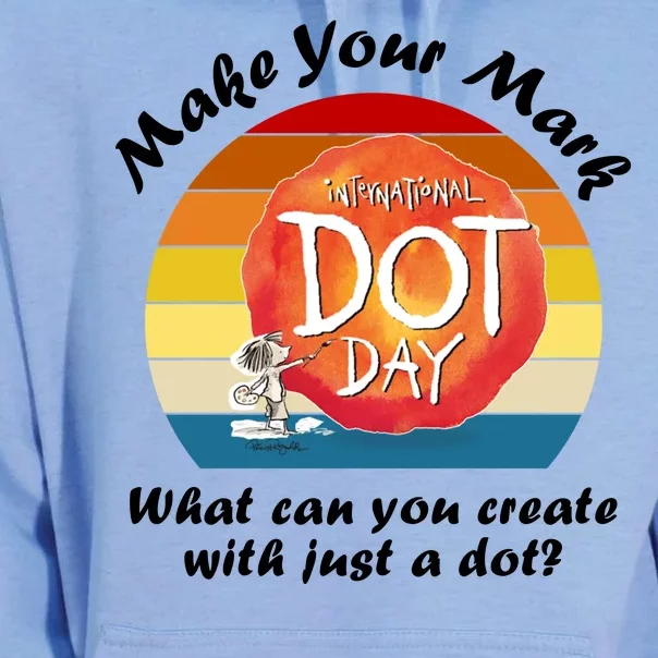 Make Your Mark International Dot Day What You Can Create Unisex Surf Hoodie