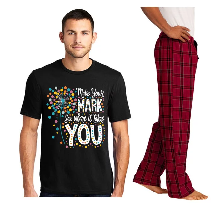 Make Your Mark Happy Dot Day 2024 Dandelion Pajama Set