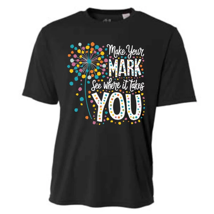 Make Your Mark Happy Dot Day 2024 Dandelion Cooling Performance Crew T-Shirt