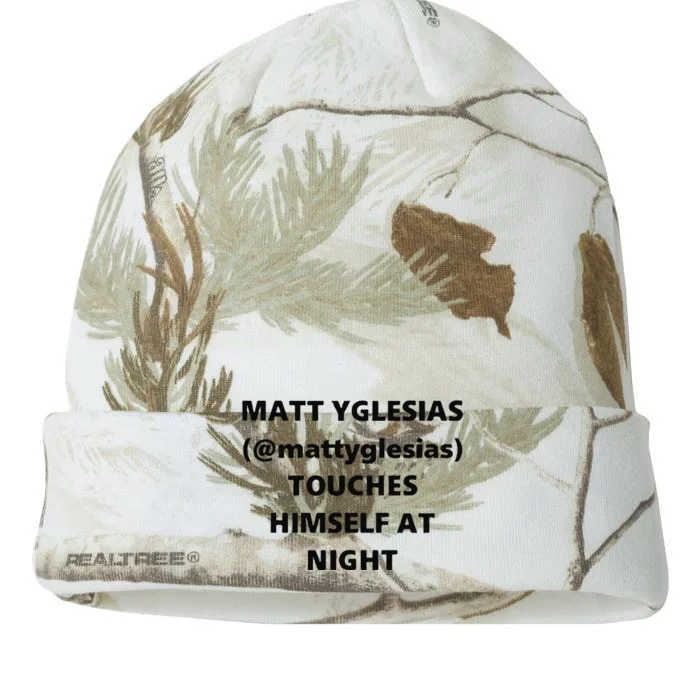 Matt Yglesias Mattyglesias Touches Himself At Night Kati - 12in Camo Beanie