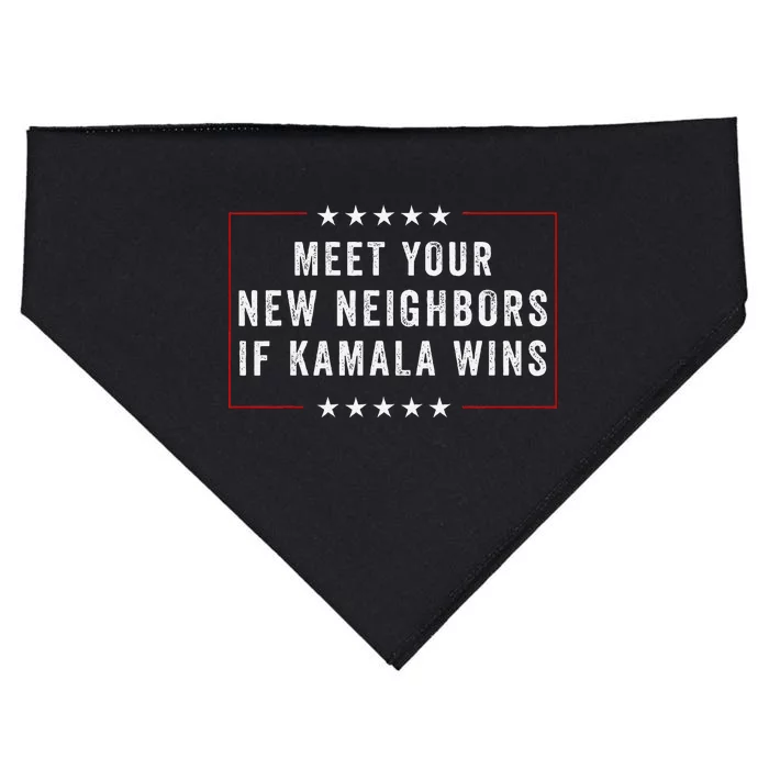 Meet Your New Neighbors If Kamala Wins USA-Made Doggie Bandana