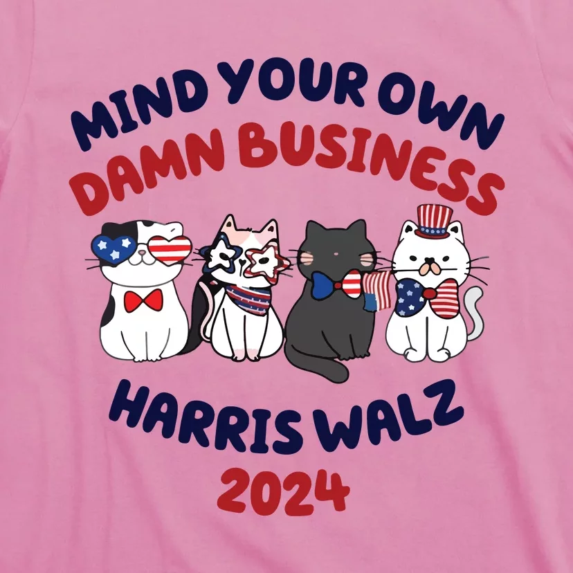 Mind Your Own Damn Business Tim Walz Golden Rule T-Shirt