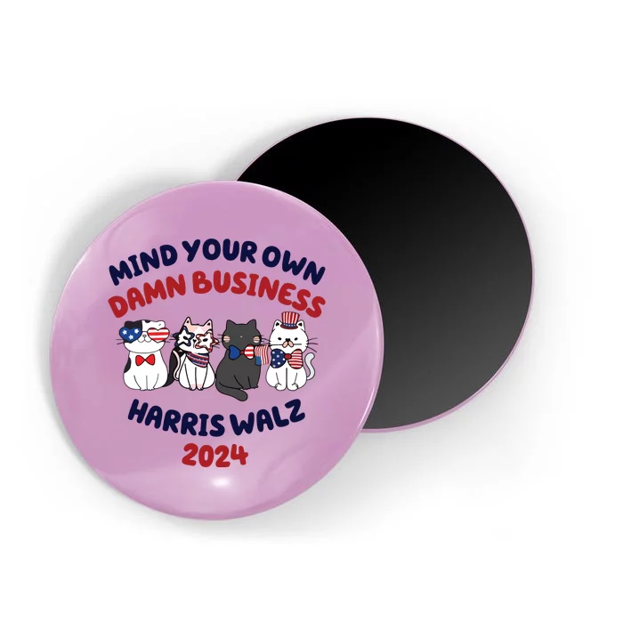 Mind Your Own Damn Business Tim Walz Golden Rule Magnet