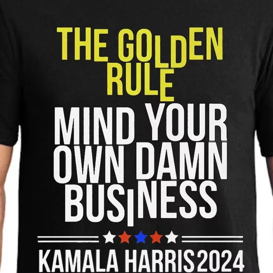 Mind Your Own Business Kamala Harris 2024 Pajama Set