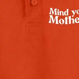 Mind Your Own Motherhood Mom Life Dry Zone Grid Performance Polo