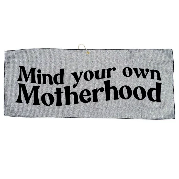 Mind Your Own Motherhood Mom Life Large Microfiber Waffle Golf Towel