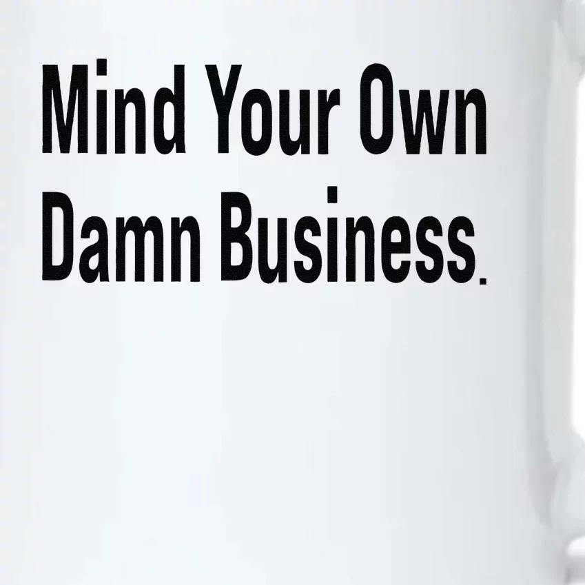 Mind Your Own Damn Business Harris Walz 2024 Kamala Waltz Black Color Changing Mug