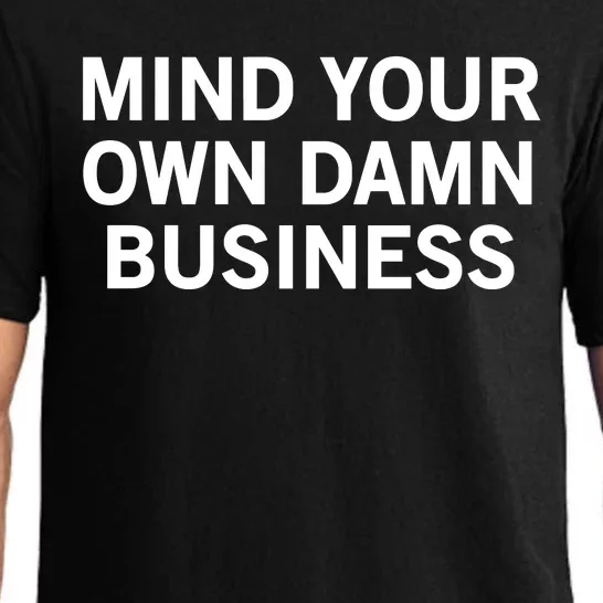 Mind Your Own Damn Business Tim Waltz Kamala Harris 2024 Pajama Set