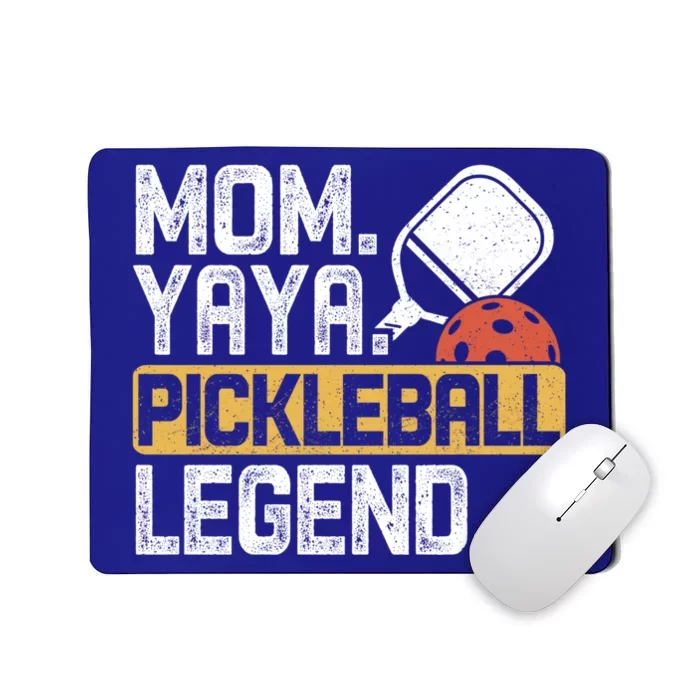 Mom Yaya Pickleball Legend Vintage Meaningful Gift Mousepad