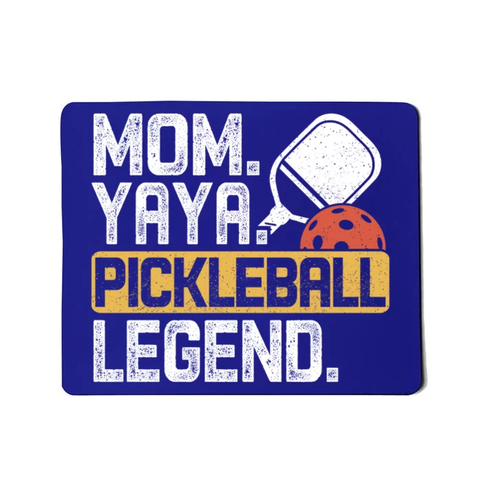 Mom Yaya Pickleball Legend Vintage Meaningful Gift Mousepad