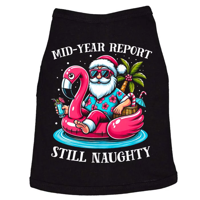 Mid Year Report Still Naughty Christmas In July Beach Summer Doggie Tank