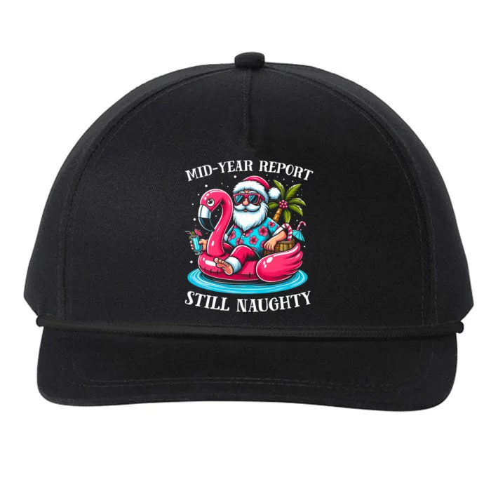 Mid Year Report Still Naughty Christmas In July Beach Summer Snapback Five-Panel Rope Hat