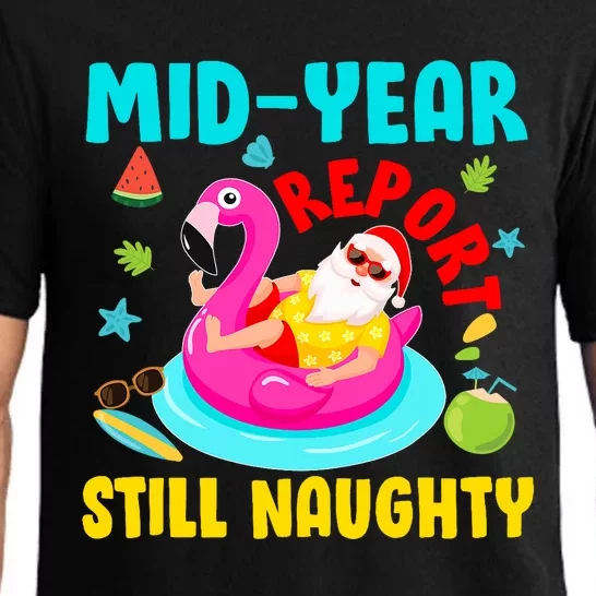 Mid Year Report Still Naughty Christmas In July Santa Pajama Set