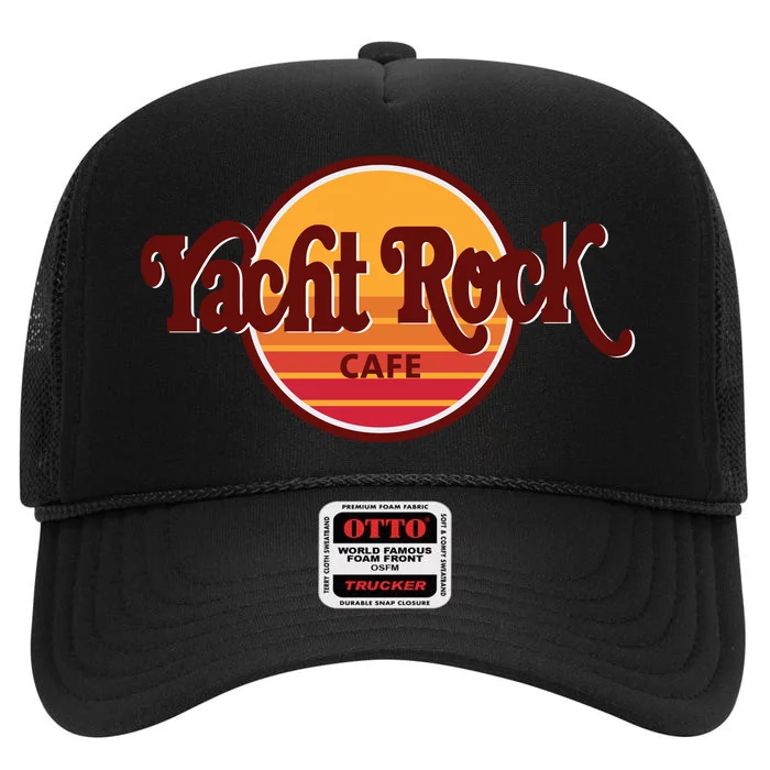 Middleclassfancy Yacht Rock Cafe High Crown Mesh Trucker Hat