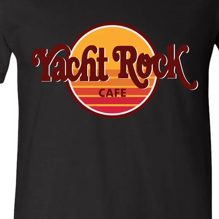 Middleclassfancy Yacht Rock Cafe V-Neck T-Shirt