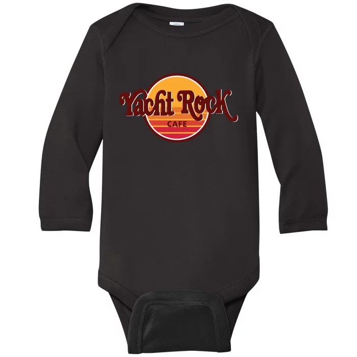 Middleclassfancy Yacht Rock Cafe Baby Long Sleeve Bodysuit