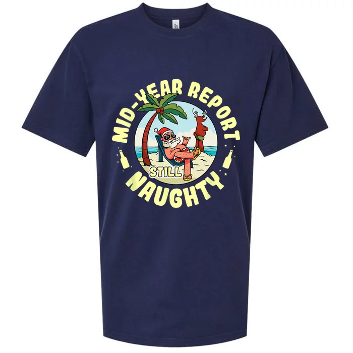 Mid Year Report Still Naughty As Christmas In July Sueded Cloud Jersey T-Shirt