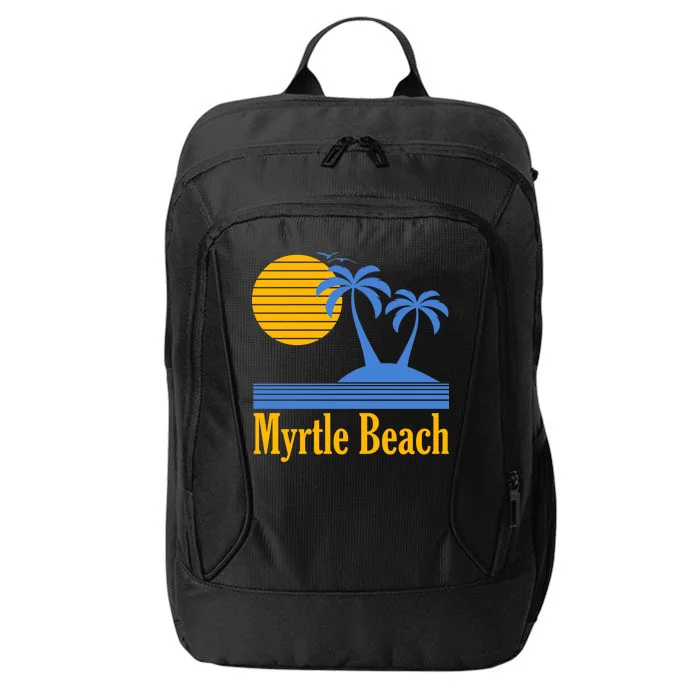 Myrtle Beach Summer Palm Tree City Backpack