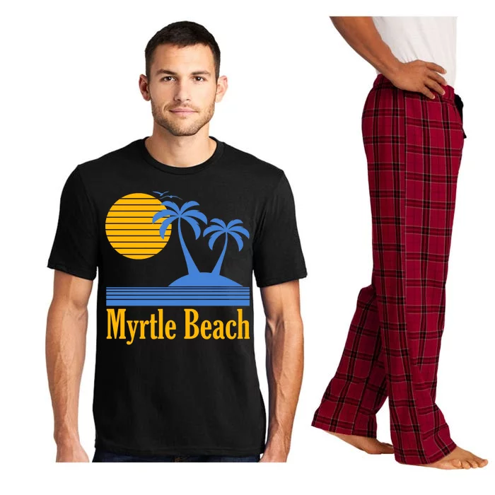 Myrtle Beach Summer Palm Tree Pajama Set