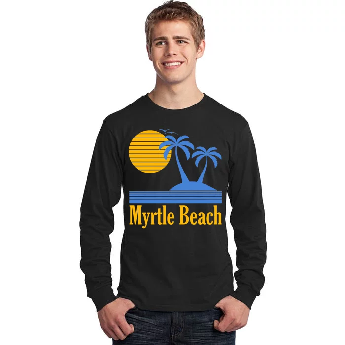 Myrtle Beach Summer Palm Tree Tall Long Sleeve T-Shirt