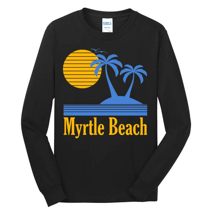 Myrtle Beach Summer Palm Tree Tall Long Sleeve T-Shirt