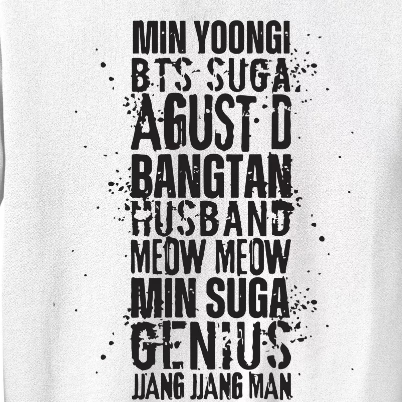 Min Yoongi Suga Agust D Nicknames Sweatshirt