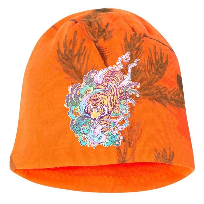 Mystical Tiger Tattoo Design Kati - Camo Knit Beanie