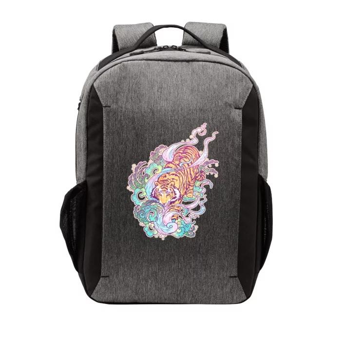 Mystical Tiger Tattoo Design Vector Backpack