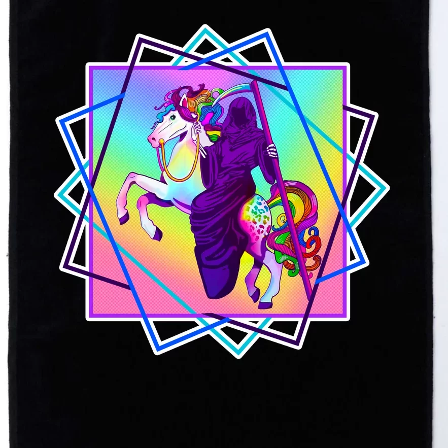 Mythical Reaper Colorful Unicorn Platinum Collection Golf Towel