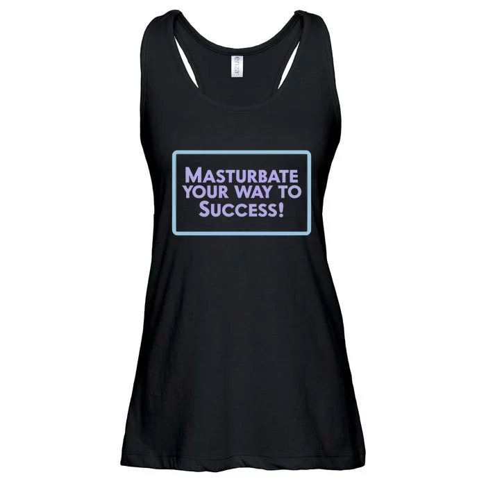 Masturbate Your Way To Success Ladies Essential Flowy Tank