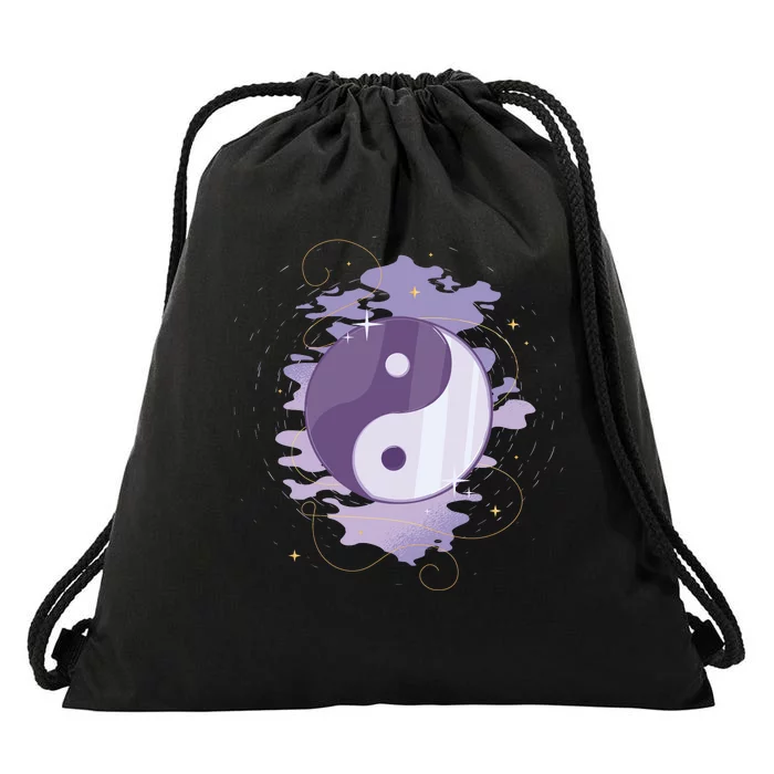 Mystic Yin Yang Drawstring Bag