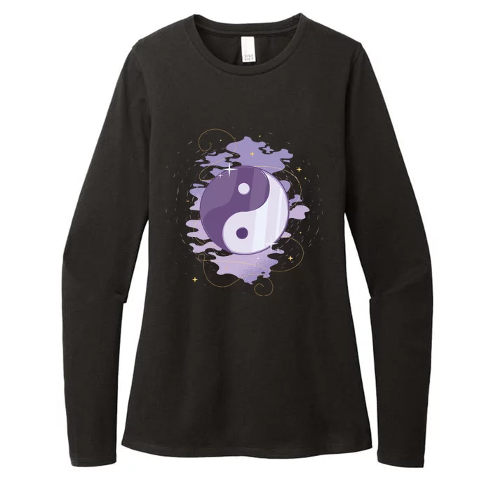 Mystic Yin Yang Womens CVC Long Sleeve Shirt